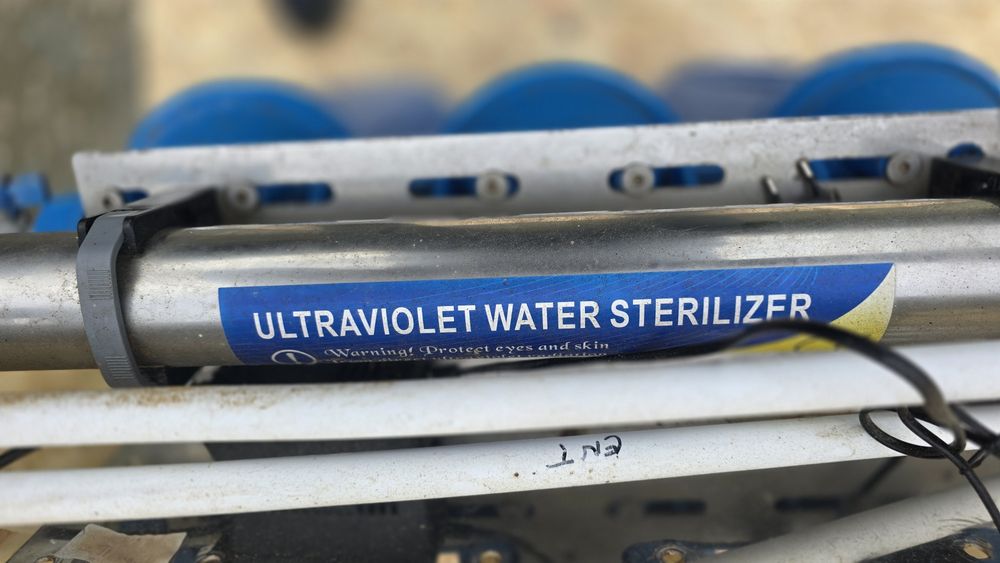 Filtro industrial de filtrar água,com luz ultravioleta com 900mm