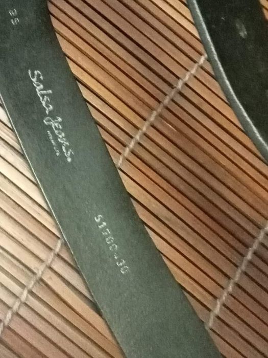 Cinto Salsa Jeans de couro