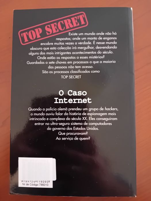 3 livros "top secret"