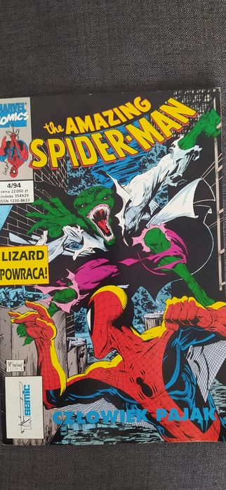 Komiks Marvel Spider Man nr 4/94 stan bardzo dobry