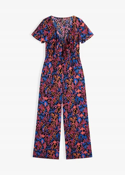 B.P.C kombinezon z wiskozy w kolorowe wzory 50.