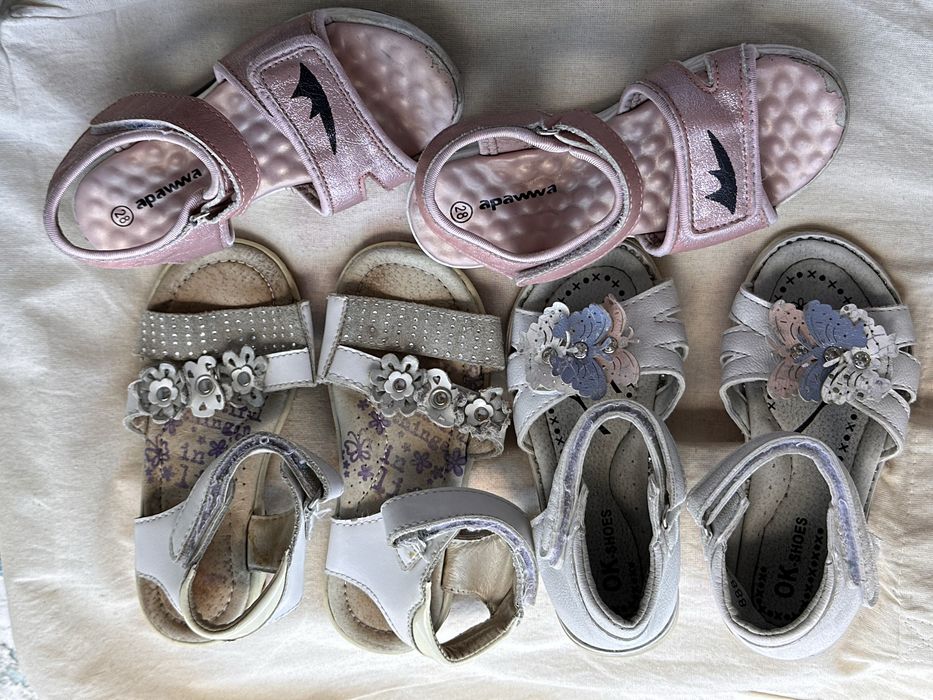 Сандали босоножки в хорошем состоянии кожа