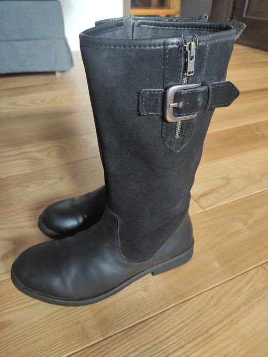 Kozaki skórzane Zara 37