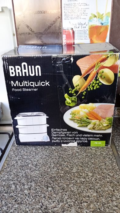 Абсолютно НОВАЯ пароварка Braun MultiQuick FS 20 (Германия)