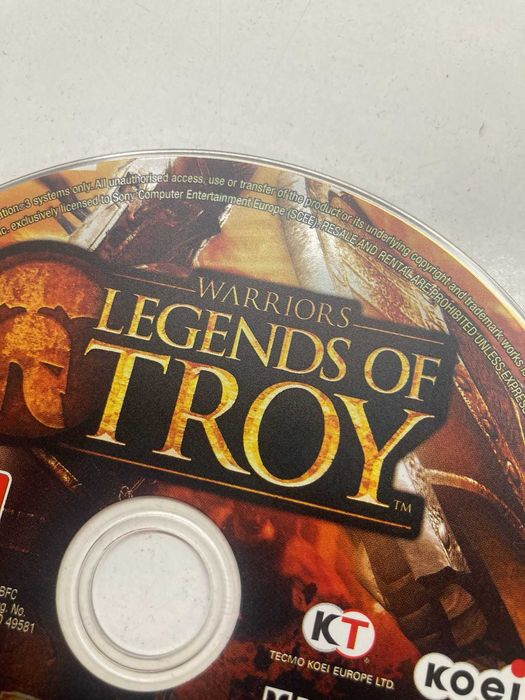 PS3 - Warrior: Legends of Troy (só CD)