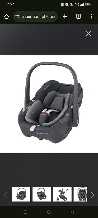 Isofix com cadeira auto para bebe