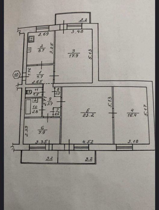 Продам 4к квартиру в самому Центрі.Готова до проживання.Вул П.Орлика