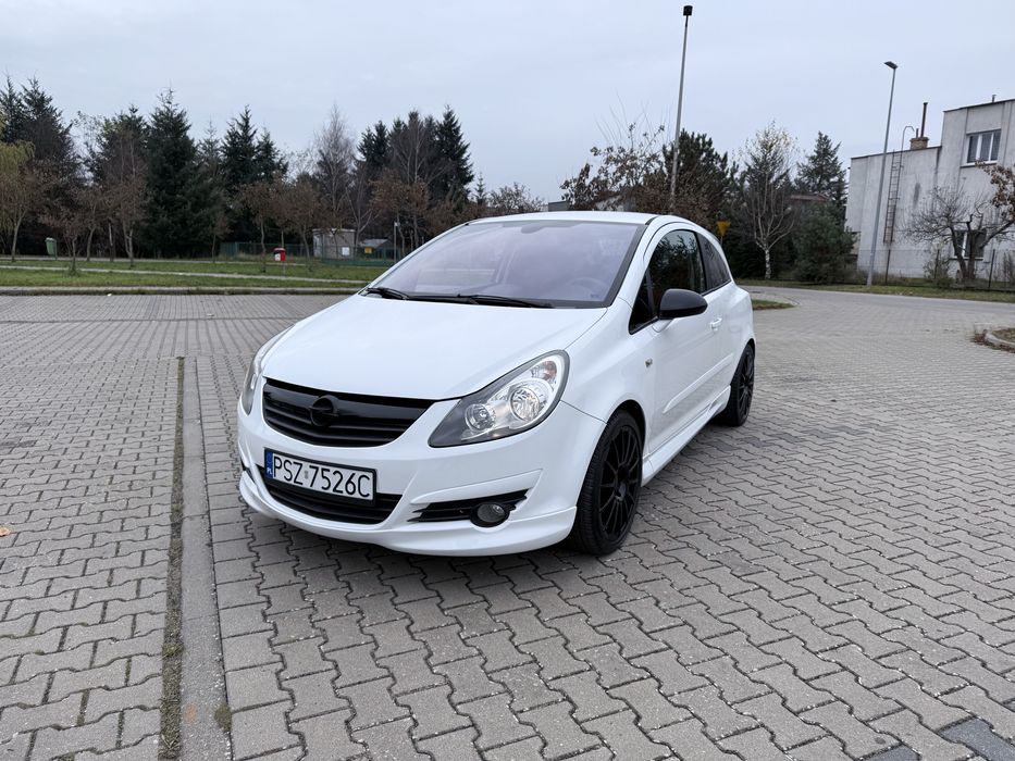 Opel Corsa GSI 1.6 turbo 175koni  2008r Biala perła!