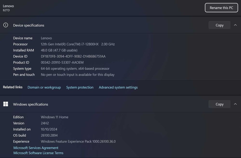 Lenovo Legion 7 16IAX7