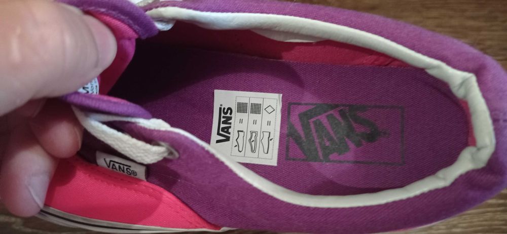 Buty trampki damskie vans off the wall 37 7 rozowe