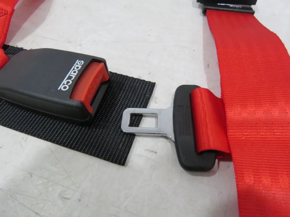 Cinto Segurança Sparco 4 pontos Vermelho