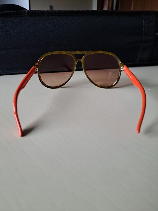 Óculos de sol Gucci (castanho e laranja) unisexo