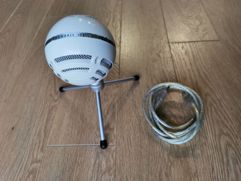Microfone Blue Snowball iCE USB + Tripé Oficial (Como Novo)