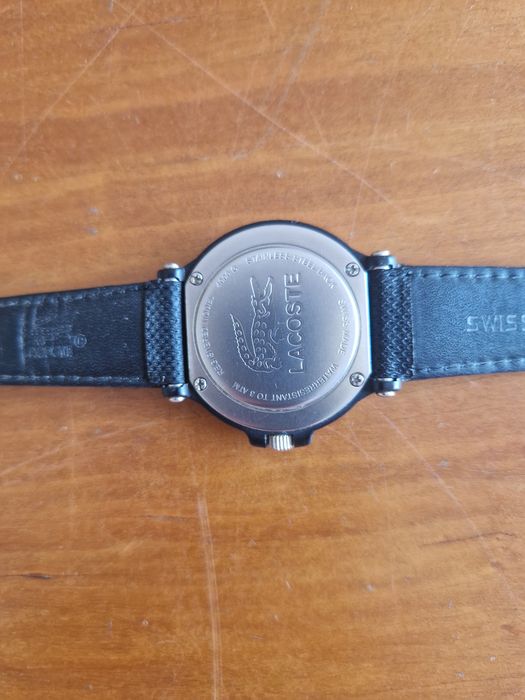 Relógio Lacoste homem, anos 1990, com pulseira original da marca