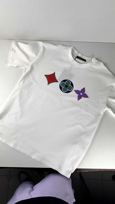 Louis Vuitton Multicolor Monogram T-Shirt Branca | L