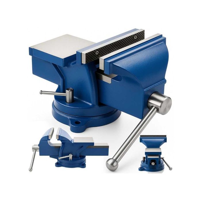 Imadło Ślusarskie Z Kowadłem 125mm 360st. Mocne Solidne Obrotowe