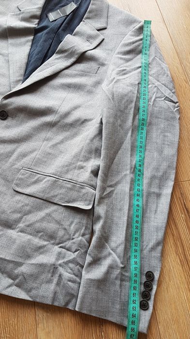 Bruun & Stengade Marynarka slim fit Mons  męska 97% wełna Copenhhaga