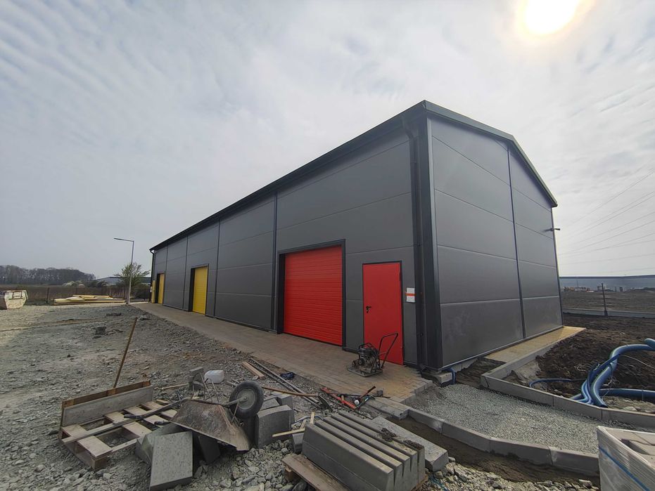 hala magazynowa 10m x 30m x 4,8m 300m2 GAJ-STAL