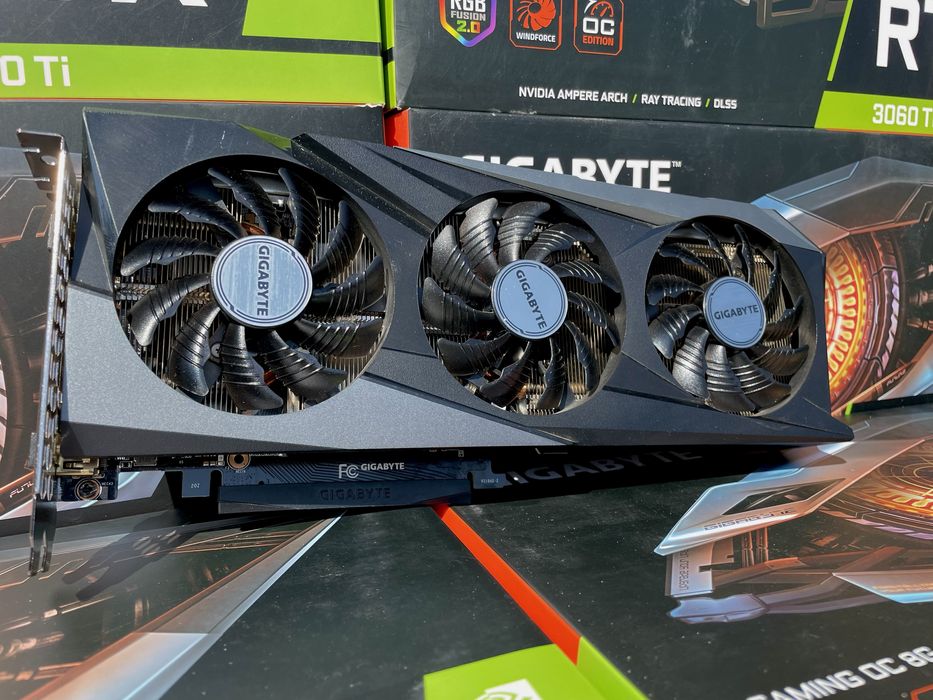 Відеокарта Gigabyte RTX 3060Ti 8Gb Gaming OC LHR ГАРАНТІЯ!
