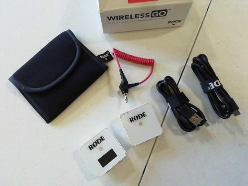 Microfone sem fios RODE Wireless GO Branco