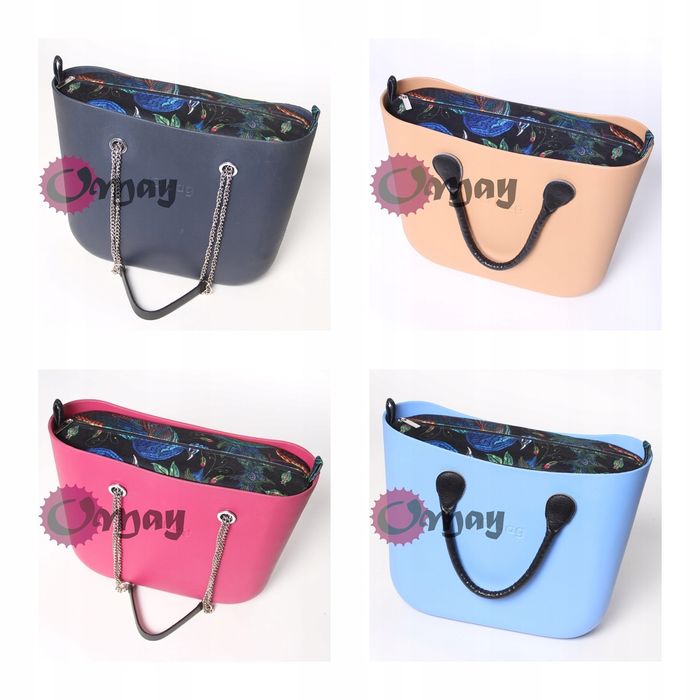 Elegancki organizer OBAG STANDARD czarny welur pawie velvet OMAY.PL