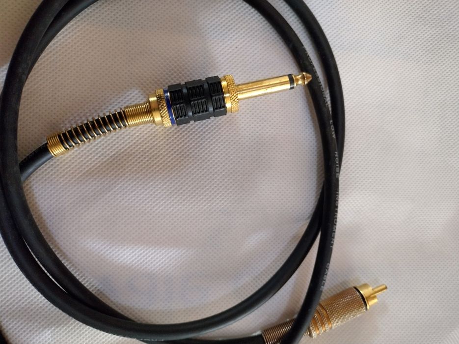 Cabos áudio profissional low noise instrument cable