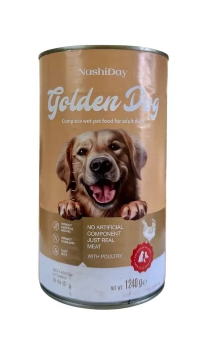Корм для собак Golden Dog 1240 грамів з м'ясом птиці