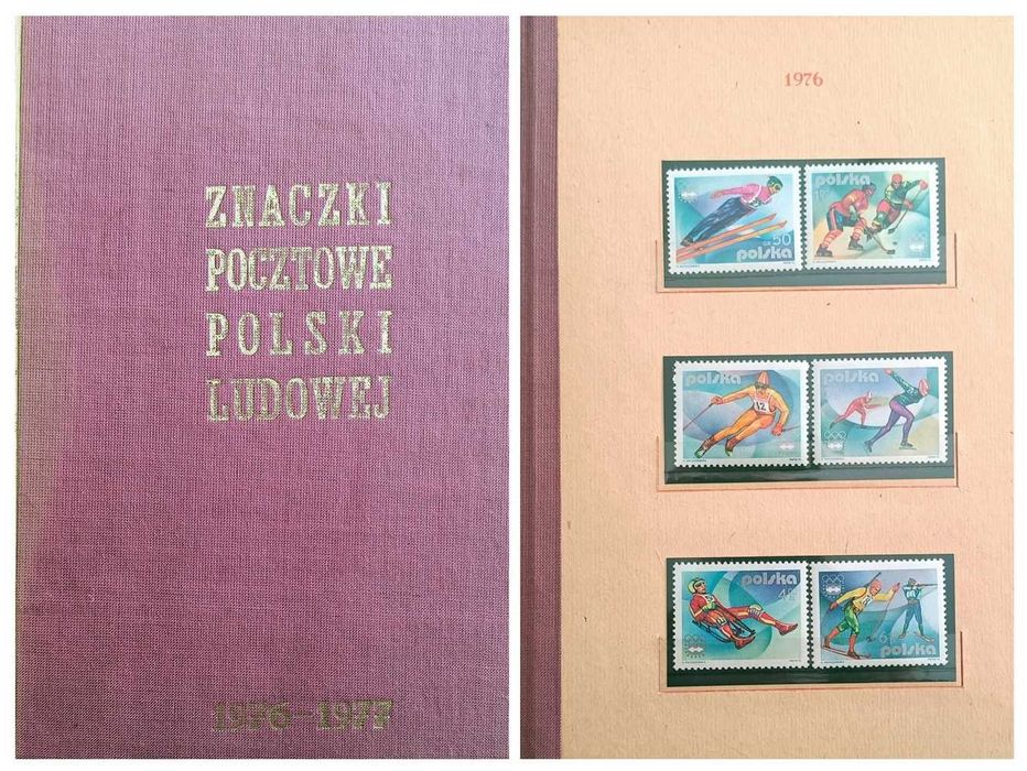 Klaser jubileuszowy Tom XII+ znaczki** - rok 1976-77