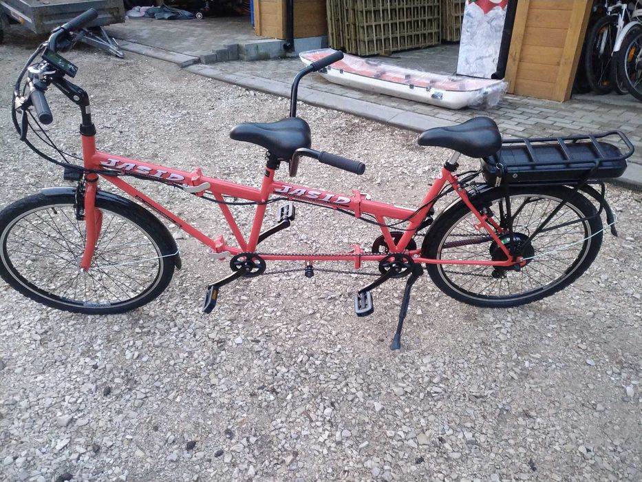 Rower Tandem Składany ELEKTRYCZNY z silnikiem 250W Nowy Kielce • OLX.pl