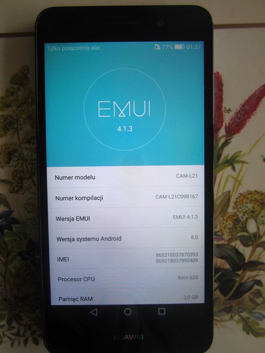 telefon HUAWEI CAM - L21 dual SIM