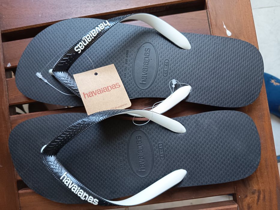 Havaianas novas.