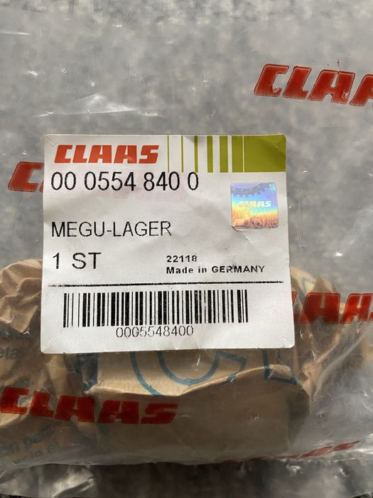 Tuleja Metalowo-Gumowa CLAAS 554840.0