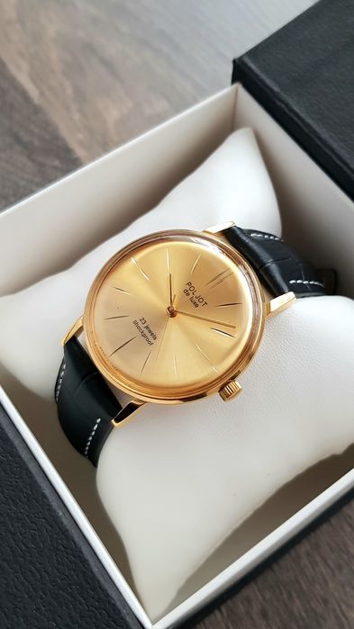 Годинник Poljot de luxe 23 jewels. Часы Полёт  Механика 2209 СССР