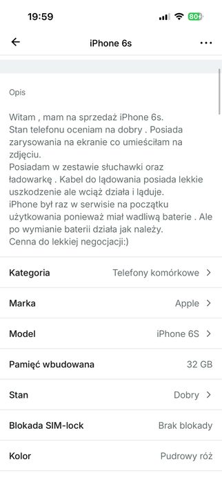 Iphone  6s.  :).