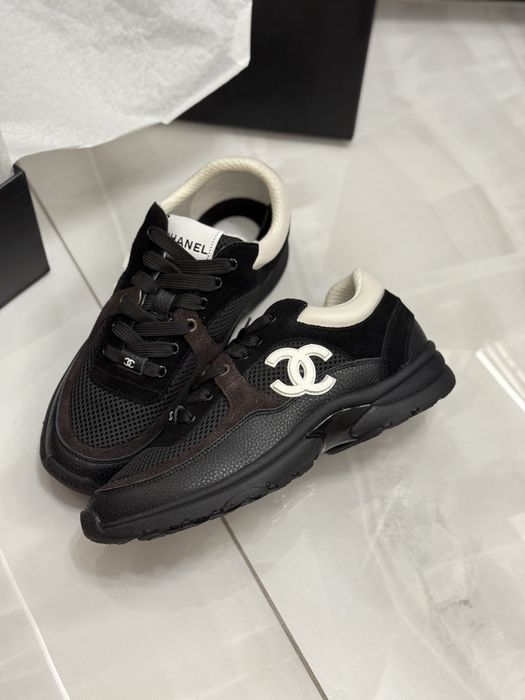 Sneakersy Chanel white/black