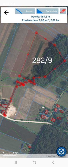 Sprzedam pole 7,6ha działki