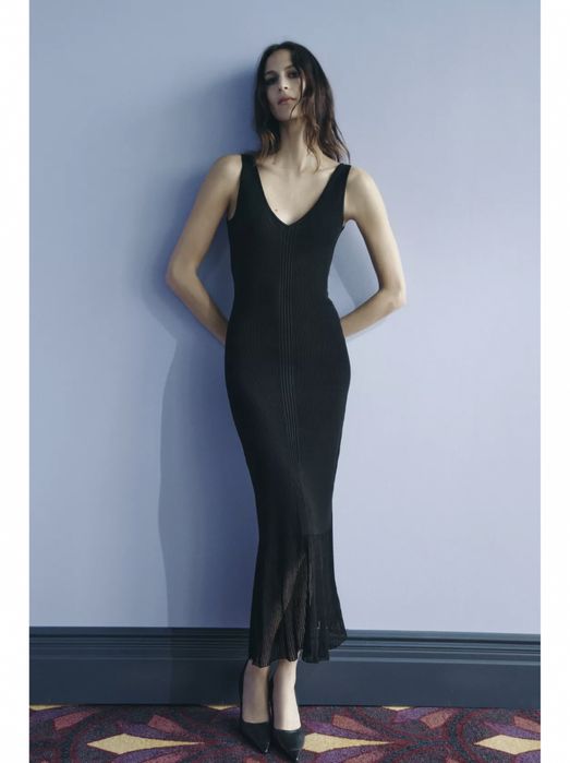 Сукня плаття чорне zara