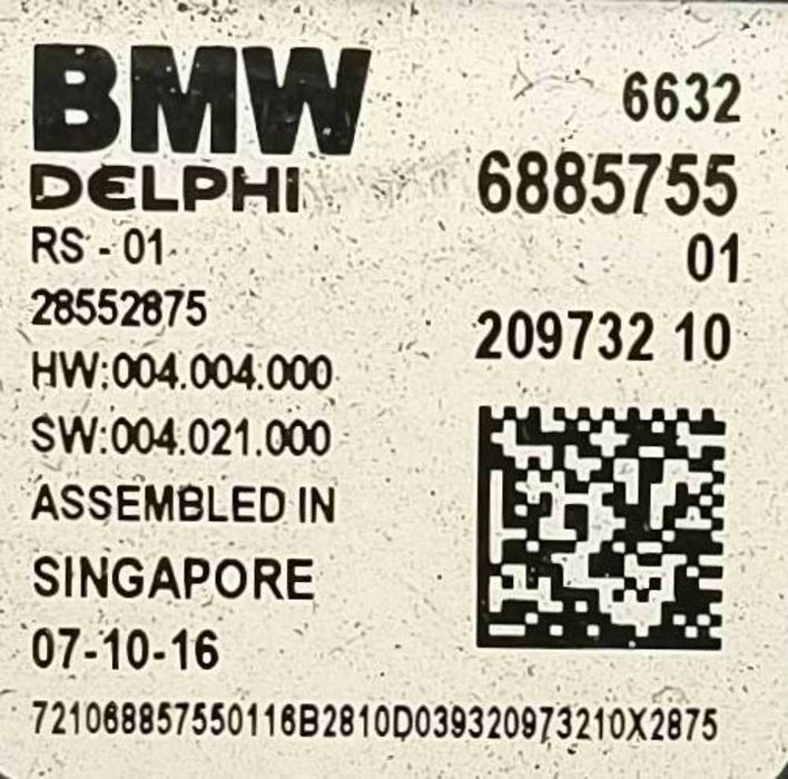 Módulo Eletrónico 6885755 - BMW 7