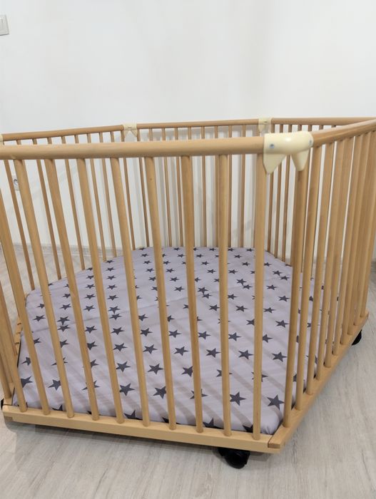 Kojec drewniany dla dziecka