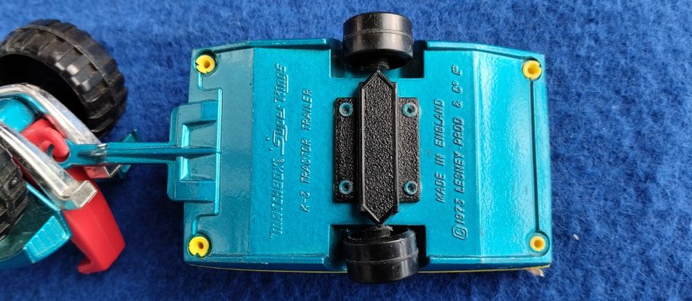 Matchbox superkings tractor K3 i przyczepa stara zabawka resorak
