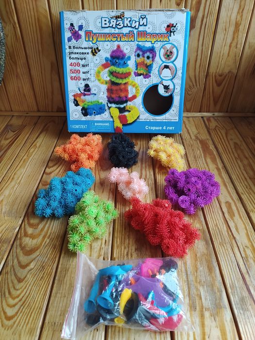 Конструктор в'язкий, липучка Bunchems