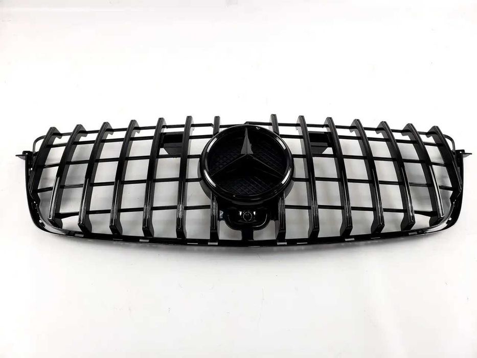 Решетка радиатора mercedes GL X166 2012-2015год. GT All Black & Chrome Black