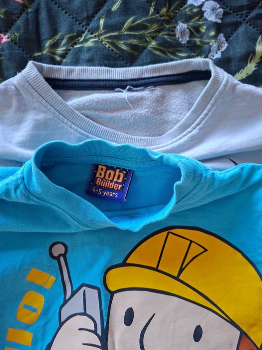 Tshirt Bob budowniczy i bluza Batman