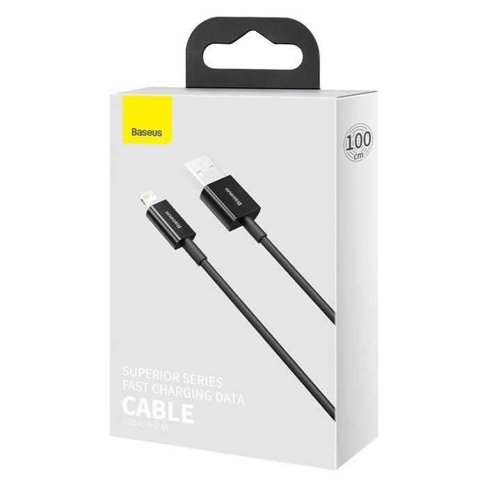 Baseus Superior kabel USB - Lightning 2,4A 1m czarny