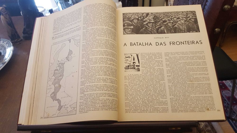 Século Ilustrado e a 2ª Guerra Mundial, encadernação em 2 volumes