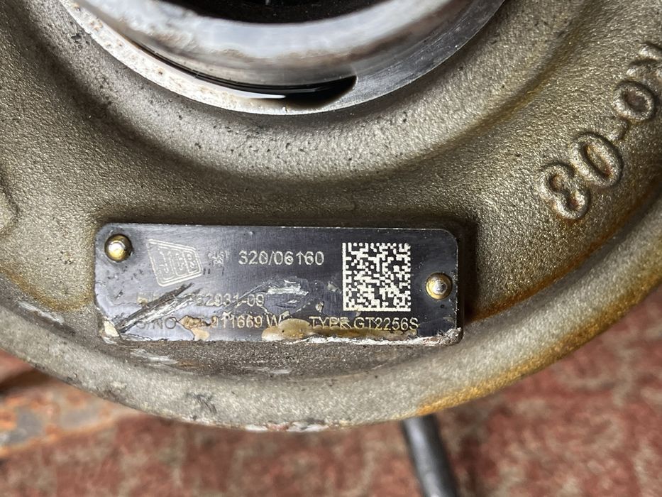 Турбіна Garrett, JCB