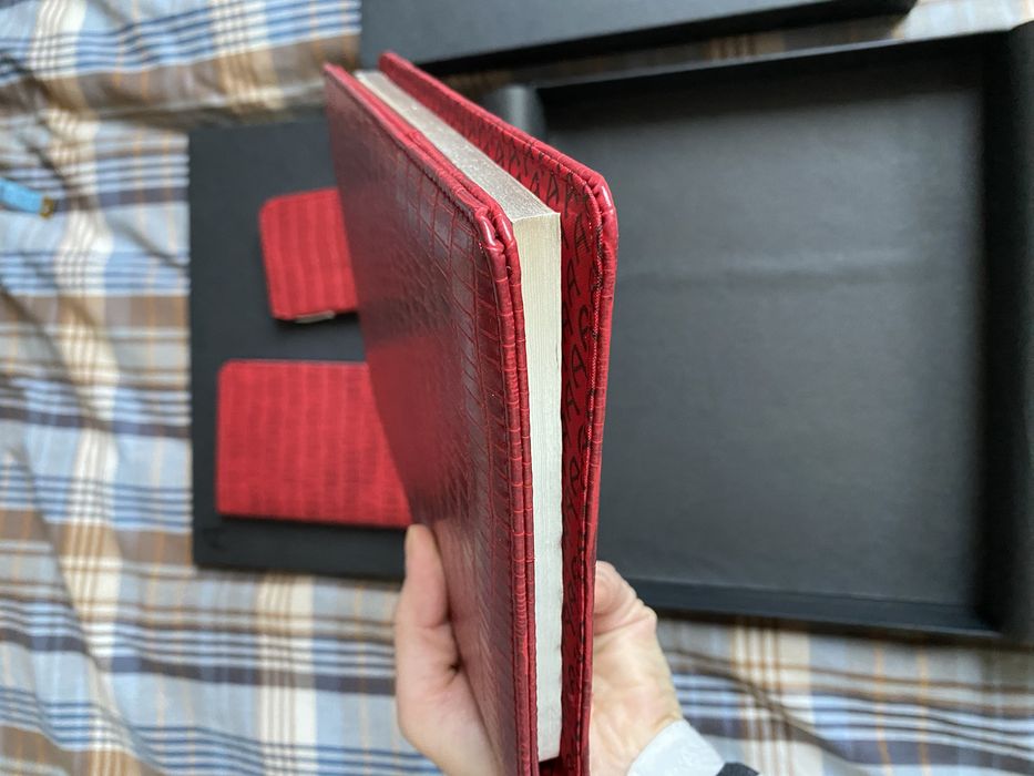 Skórzane eleganckie notatniki zestaw