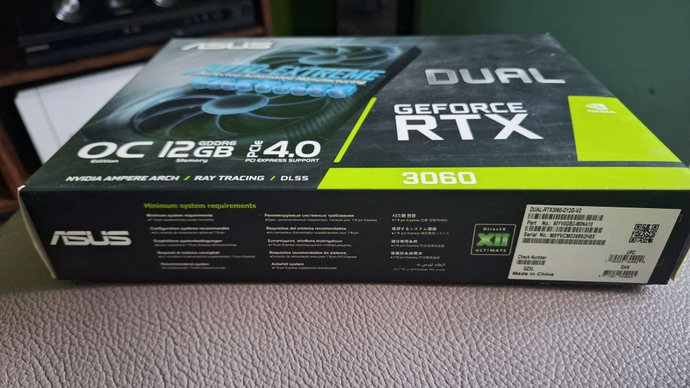 RTX 3060 OC 12GB GDR6 PCIe 4.0