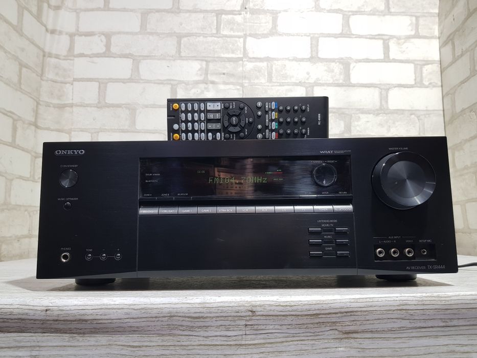 7.1 AV ресивер ONKYO TX-SR 444,*7x100 Вт, HDMI, USB, Bluetooth, б/у