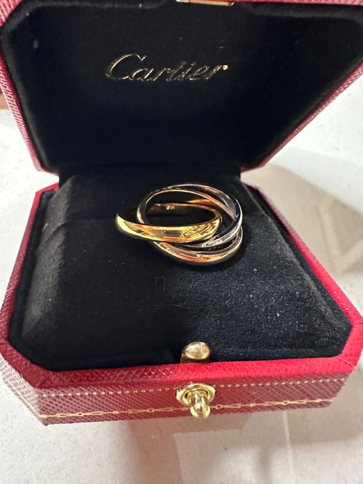 Каблучка кольцо Cartier Trinity